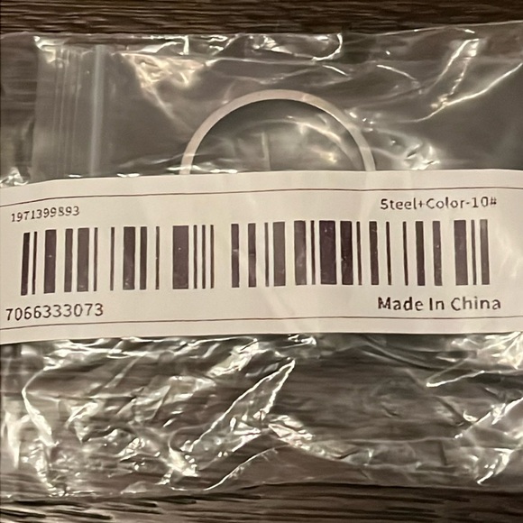 NWT Men's Stainless Steel Chain Spinner Ring - Picture 6 of 7